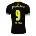 Maillot de foot PSV Eindhoven Luuk de Jong #9 Extérieur vêtements 2024-25 Manches Courtes